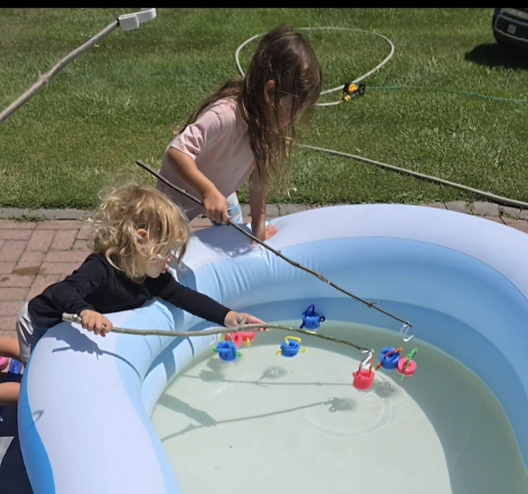Easy DIY Pool Noodle Fishing Game With Learning benefits