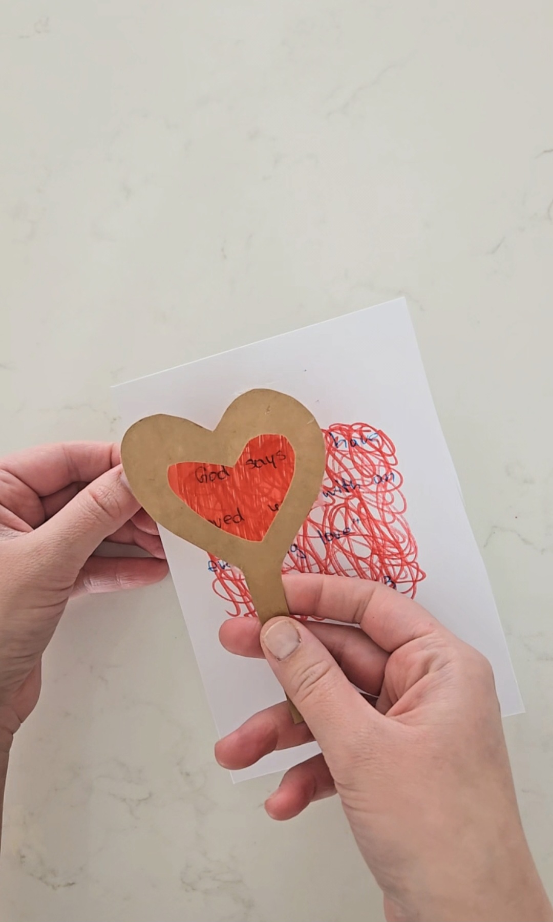 How To Make A Secret Message Card — Easy Valentine’s (or Encouragement) Craft